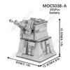 Military Series Modern Warfare Adult Building Blocks Set Toys Weapons Battlefield Outpost Tower Fort Artillery Block Model Gifts