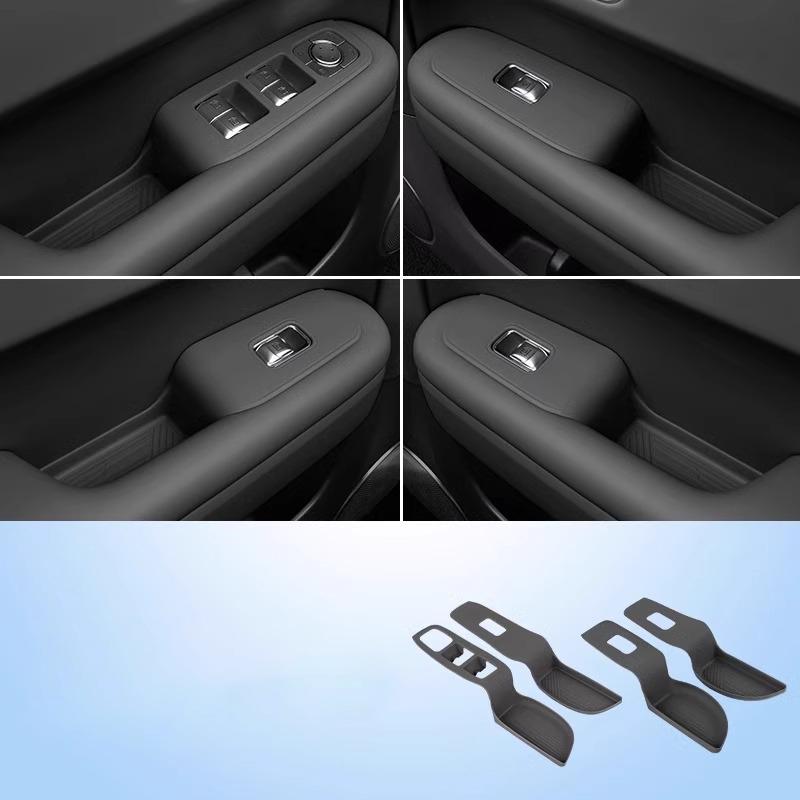 For Li Lixiang L6 L7 L8 L9 2026 Restyling Car Styling Door Storage Box Handle Pad Silicone Door Slot Pad Interior Accessories