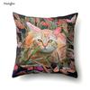 Hongbo Cartoon Cat Print Cushion Cover Throw Pillow Case Home Decor Sofa Car Seat Cushions