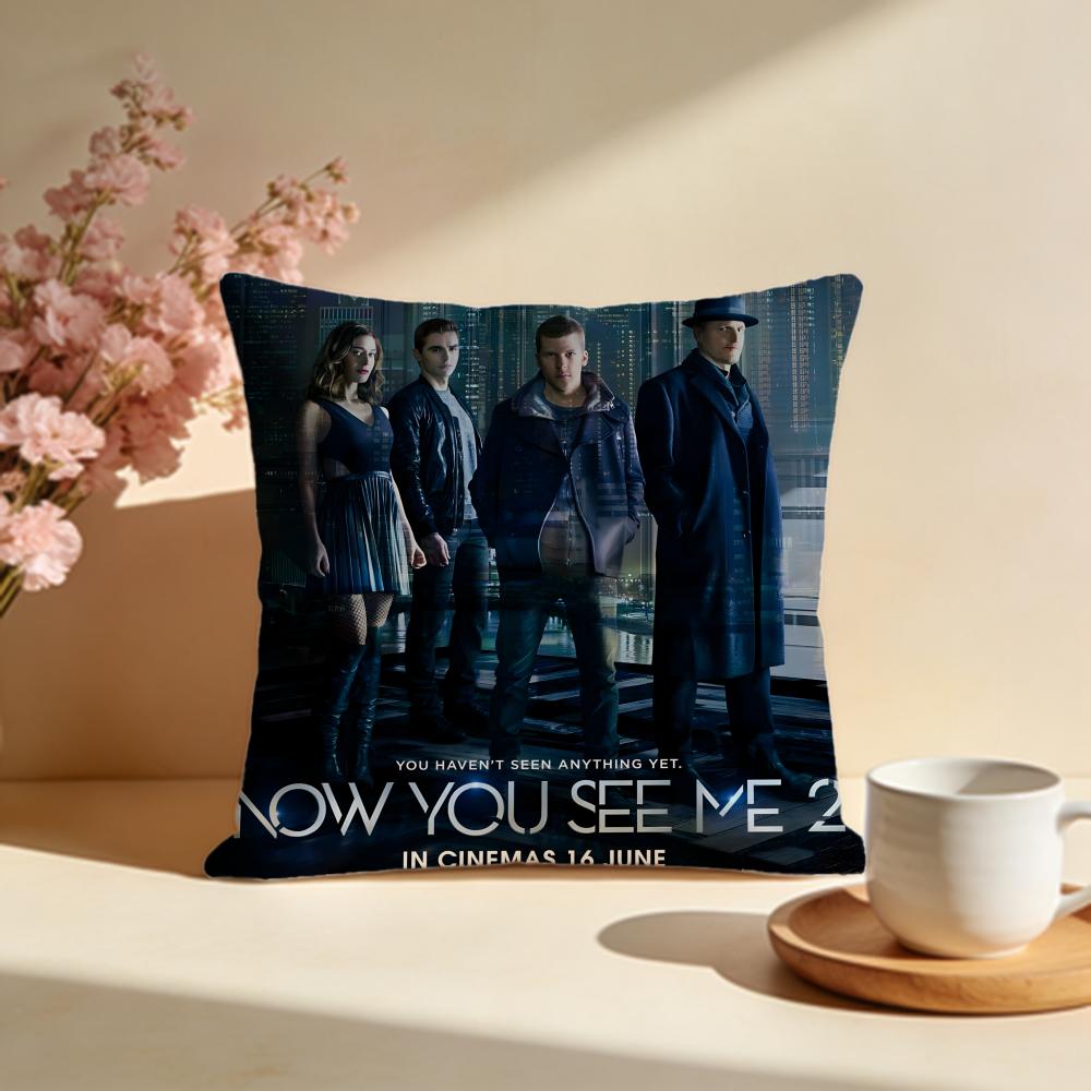Trendy NNow You See Meed Cushion Cover Stylish Washable Pillow Cover Ideal for Couch Bedroom Car Decoration