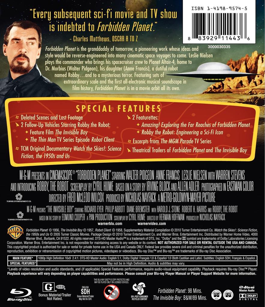 Forbidden Planet [Blu-ray]