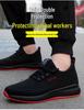 Cross-Border Men's Steel Toe Work Shoes - Anti-Smash, Anti-Puncture, Wear-Resistant, Comfortable Mesh Safety Shoes