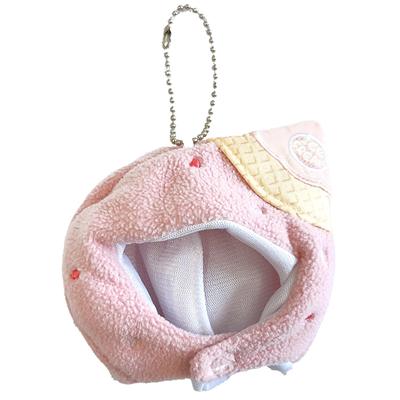 Ledų formos Kigurumi kepurė 10 cm braškiniam pliušiniam žaislui, Kigurumi aksesuarai, Otaku veiklos, Lėlės talismanas, Kpopdoll kostiumas [Naudotas]