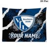 Custom Name VfL Bochum Printed Tapestry – Wall Hanging for Bedrooms, Dorms, and Home Decor