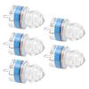 5Pcs Fishing Lure Light Diamond Shape LED Corrosion Resistance Auto Open Flashing Bass Lure Light Blue