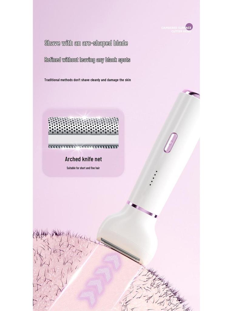 Elektrischer 5-in-1-Rasierer für Damen: Multifunktionale Haarentfernung für Achseln, Beine und den Intimbereich