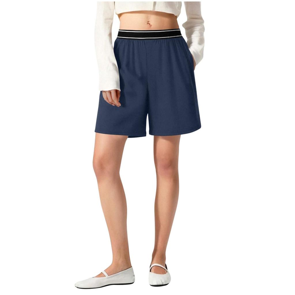 Summer Shorts For Women Casual High Waist Wide Leg Shorts