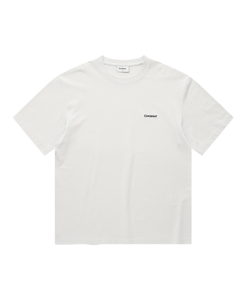 COVERNAT Small Logo T-Shirt White