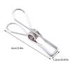 100pcs Stainless Clothes Peg Elastic Clip for Laundry Home Multi-Purpose Quilt Pin Tool