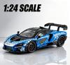 1/24 PROPORTION Metal Die-cast Senna Supercar Model Simulation Tires Suitable for Car Enthusiasts To Collect As Halloween Gifts