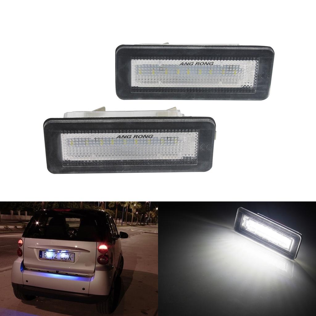 For Smart LED License Number Plate Light for Smart Fortwo W451 Coupe Convertible Cabrio 451 Licence Plate Light Tail Lamp