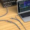 Auditory Connector 3.5mm, USB TypeC To 2RCA Cable for Seamlessly Auditory Device Integration Connection Cable
