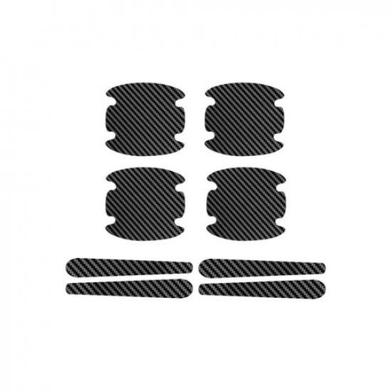 8PCS Car Door Handle Bowl Anti-Scratch Protector Cover Trim Sticker Accessories