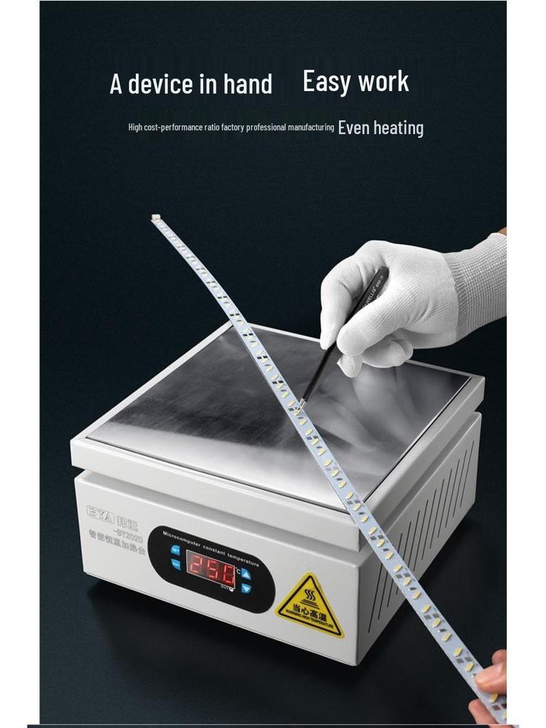 Bangyuan Cyfrowa Płyta Grzewcza z Regulacją Temperatury do Naprawy Telefonów z Wyświetlaczem LED