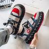 Men's Sports Shoes Fashion Designer Tire Sole Running Shoes Teenagers Thick-soled Low-top Casual Super Fiber Trendy Sneaker