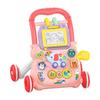 Baby Walker Trolley Toys With Musical Lights Sounds Child Walker Car Educational Learning Pushing Wheel For Infant 0-12 Months