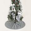 Tree Skirt Base Unique Lightweight Long Lasting Tree Mat Beautiful Snowflake Pattern Tree Carpet Tree Carpet Christmas Decor