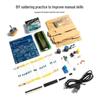 Capacitance & Inductance Meter Frequency Tester DIY Kit - 51 Single-Chip Circuit Board for Soldering Practice