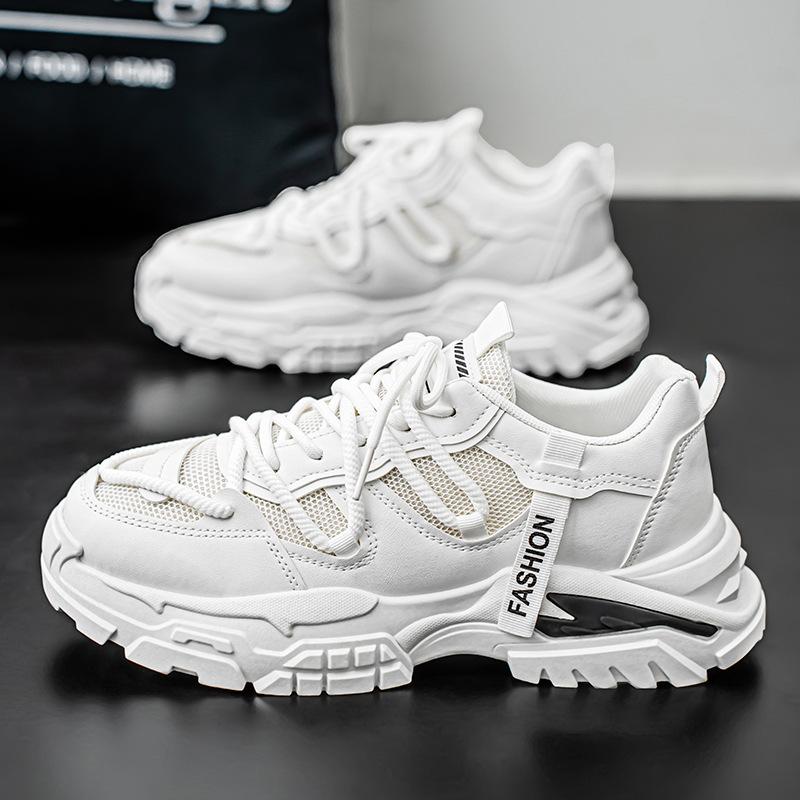 

Spring and summer new sports shoes men s shoes breathable casual shoes lightweight soft sole student youth running shoes mesh tide 44