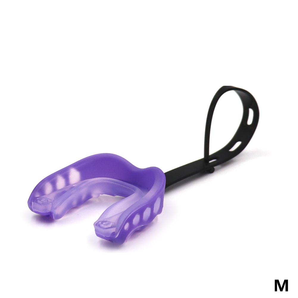 1PC Non-toxic Gum Shield American Football Rugby Thai Boxing Taekwondo Wrestle Tooth Protective Mouth Guard with Hanging Strap