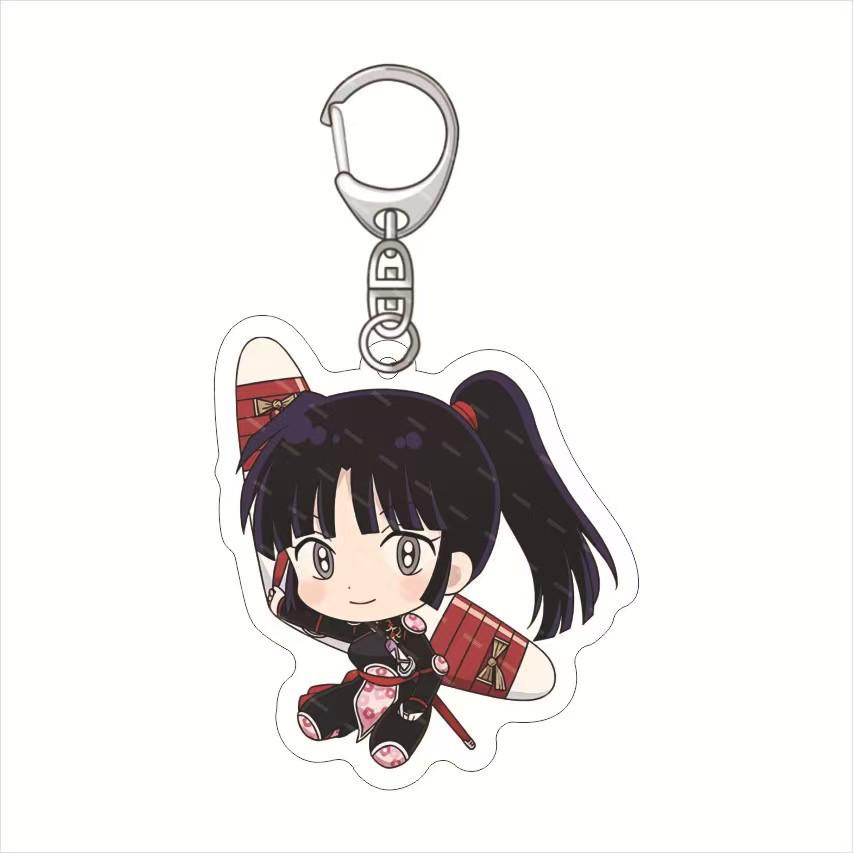 Inuyasha Keychain: Kagome, Miroku, Sango, Shippo & Sesshomaru Charm Set