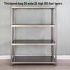 Stainless Steel 4-Tier Floor-Standing Kitchen Storage Rack