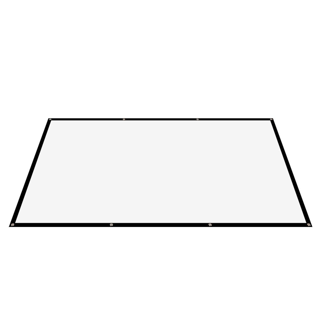 100 Inch Projector Screen Foldable Portable Soft Clear HD Projector Screen for Outdoor Indoor
