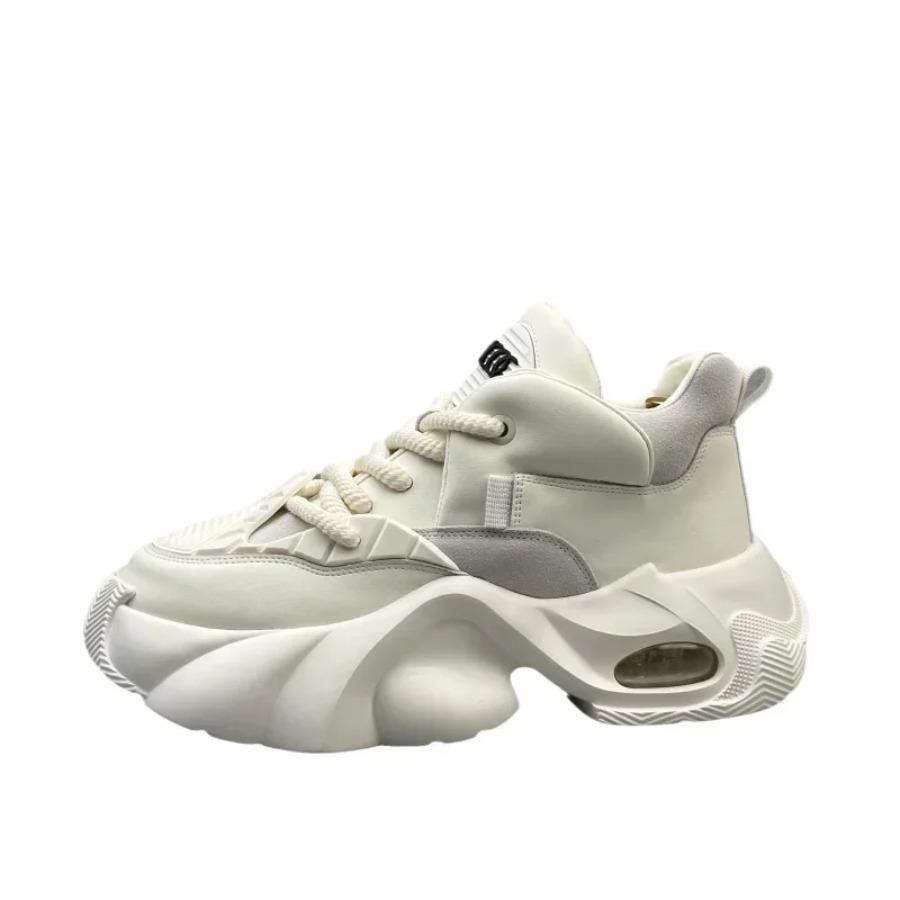 New Fashionable  Versatile Men's Casual Sports Shoes Trendy Thick Soled Student  Height Increasing Shoes Zapatillas Hombre Men