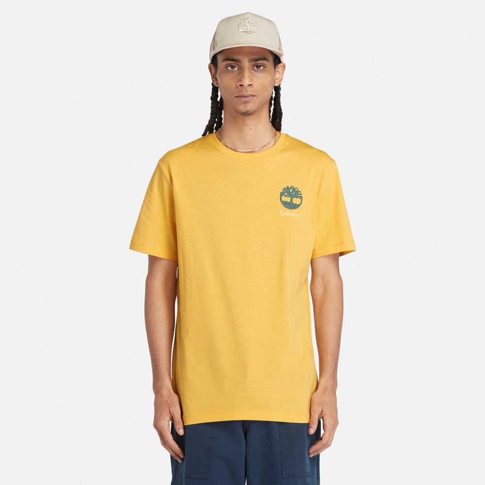 Timberland Men's MIMOSA Short Sleeve Back Graphic T-Shirt, Size XL, TB0A431UEG41