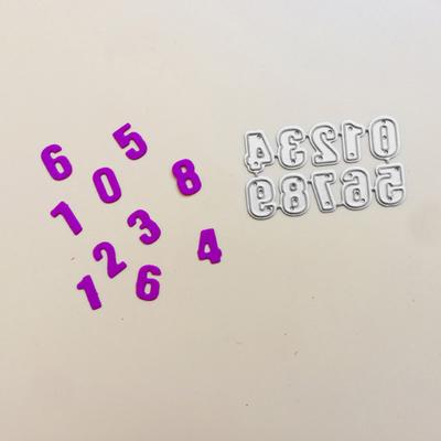 Numbers Cutting Dies 0 To 9 DIY Scrapbooking Album Paper Card Making Decorating Tool for Children Adults Making Fun
