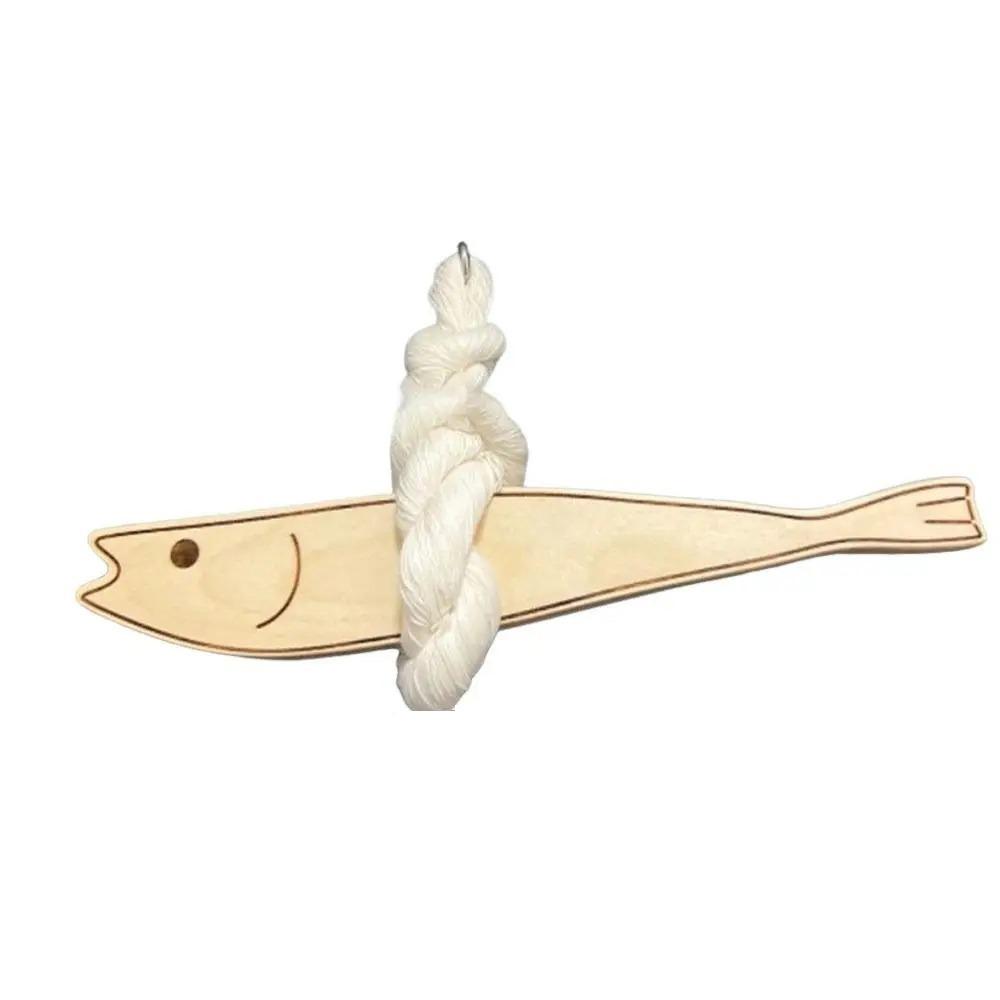 

Cute Fish Car Ornament Ultra-thin Nautical Pendant Ornament Fish Wall Hanging Decor Car Interior wood