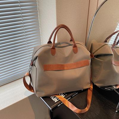 Cloth Bag Women's Large-capacity New Summer Versatile Simple Messenger Bag Portable Student Class Tote Bag