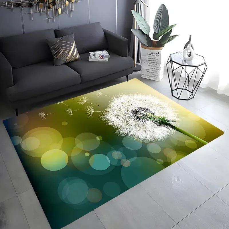 Cherry Blossom Landscape Pattern Floor Mat Door Front Decoration Home Living Room Floor Mat