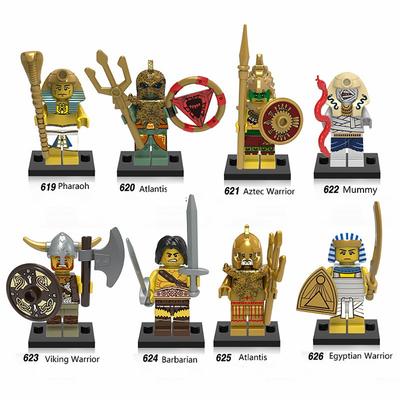 TopLovely  Minifigures Building Blocks Ancient Egypt Ancient Rome Atlantis Assembled Building Blocks Toys