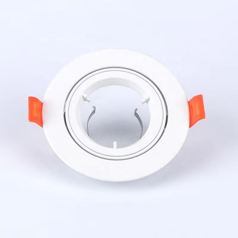 White/Satin Nickel Round MR16 Ceiling Light Downlight Custom-made Aluminium Adjustable Gu Aluminum Modern Style