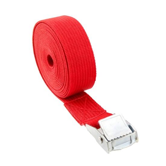 Cintas de Amarração Laranja de Alta Resistência com Fivela de Cames, Alças de Retenção Ajustáveis, Alças de Fixação Fácil, Liberação Rápida