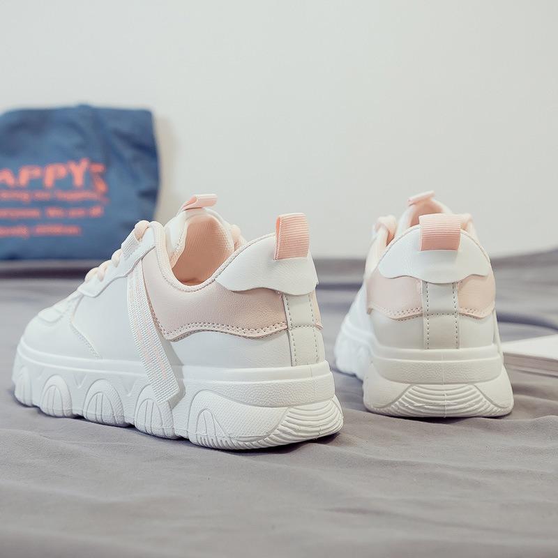 Spring new women's new sports shoes versatile little white shoes student