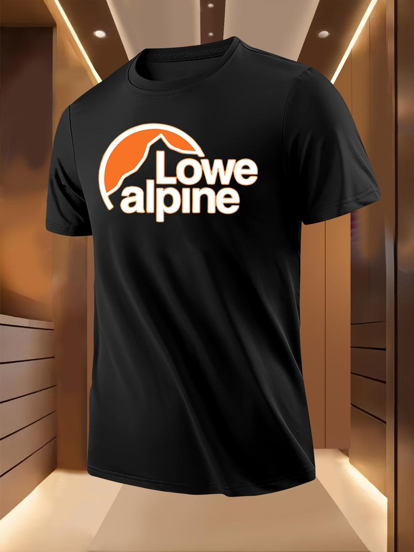 Short Sleeve Tshirt - High Mountain Alpine Graphic Print XL