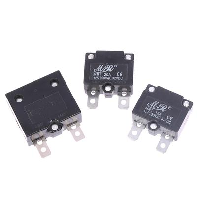7A 10A 15A Automatic Reset Relay Fuse Therma Switch Circuit Breaker Current Overload Protector Kids Electric Car Accessories