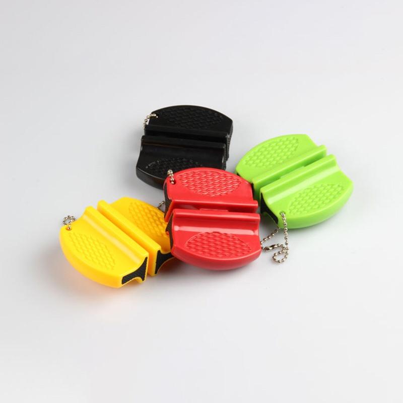 Mini Pocket Sharpener Camping Tapered Sharpening Stone Tool Kitchen