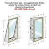 Flexible AC Window Seal Cloth Conditioner Outlet Window Sealing Kit  Air Condition Accessories