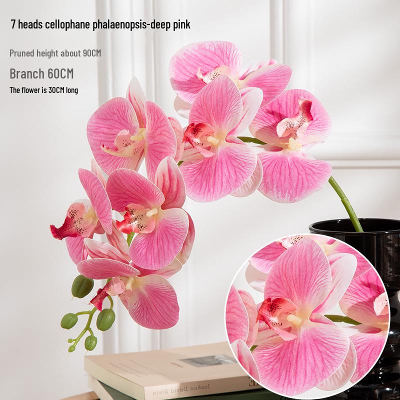 Luxury Realistic Phalaenopsis Artificial Flower for Weddings and Home Décor