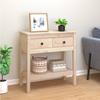 Day and Night - Day and Night Solid Pine Wood Console Table 75x35x75 Cm