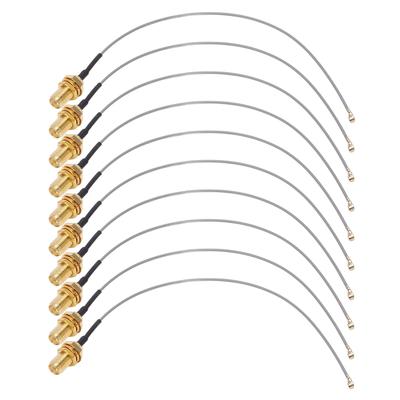 10PCS Coaxial Adapter Cable RF Signal Extension Cables 50 Ohms for GPS Systems Receivers Scanners