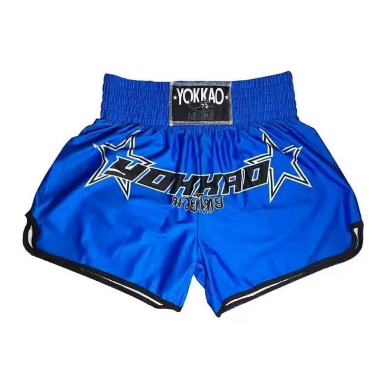 Pantalones Cortos YOKKAO Muay Thai para Hombre y Mujer MMA Boxeo Kickboxing Pantalones de Entrenamiento con Tejido de Lycra