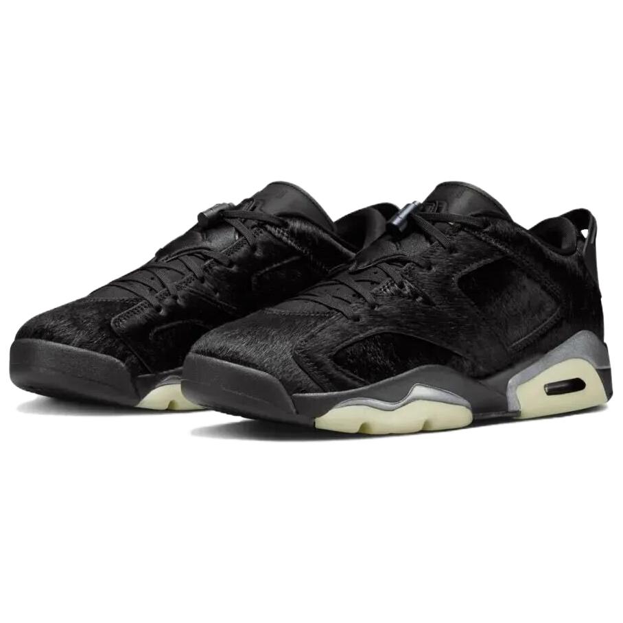 Air Jordan 6 Retro Low Blackout Dam Sneakers Svart-Svart IO9786-001