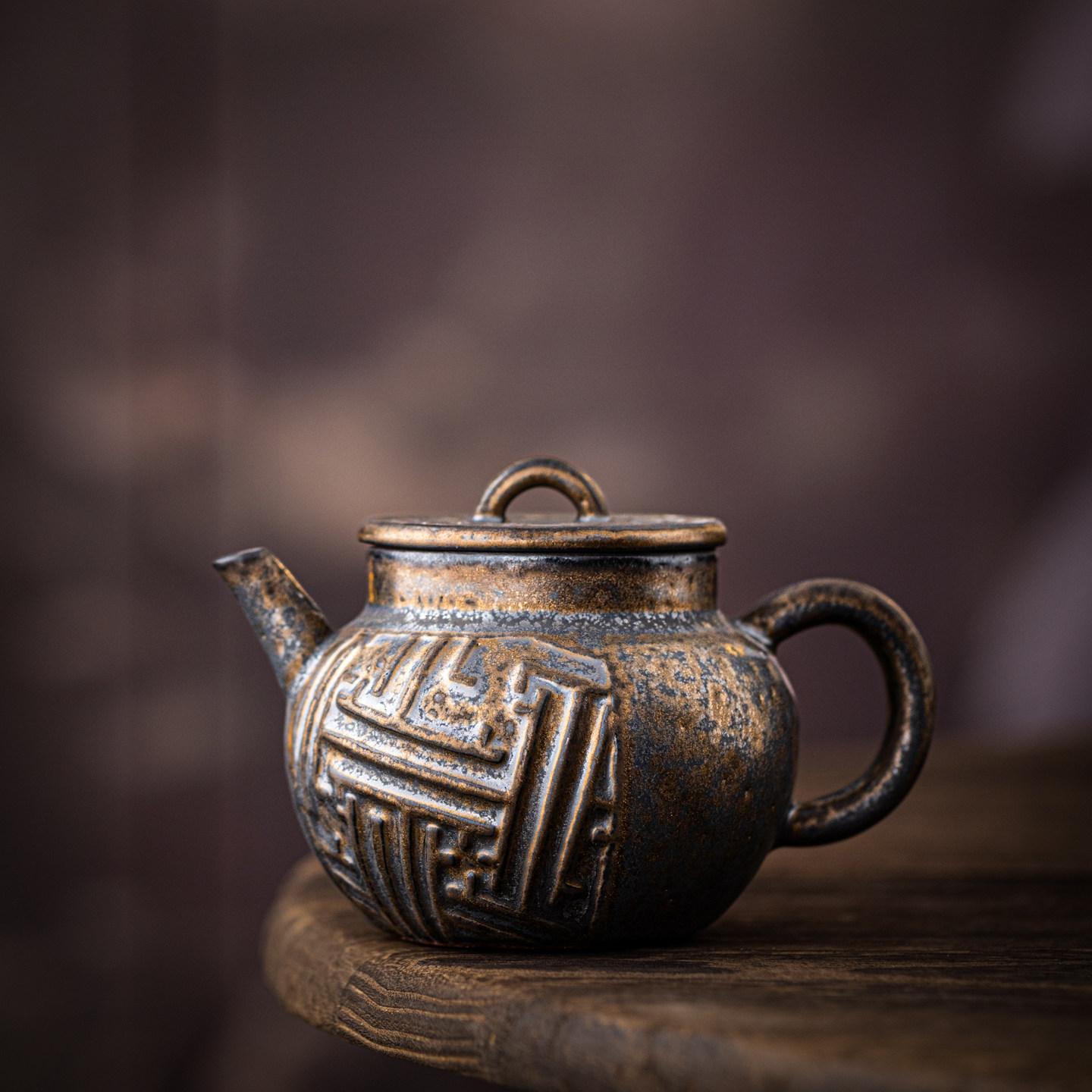 

Old Rock Mud Rough Pottery Tea Pot Retro Teapot Tea Kettle Tea Ceremony Tea Making Single Pot Tea Ceremony