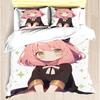 Duvet Cover Set Aniyah Anime Modern Printed Home Children Animation Spy Decoration Sets, 3 Pcs