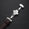 12/13/14/15/16/1718/19/20/21/22/23/24mm Universal Replacement Wristwatch Band Black Brown Ultra-thin Watch Strap for Men Women