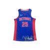 NBA Icon Edition Jersey Pistons #25 Derrick Rose Basketball Vest Men Sports Tops Blue 864473-404